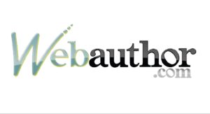 Logo for WebAuthor.com - the logo is the words "WebAuthor.com" with the W of web capitalized